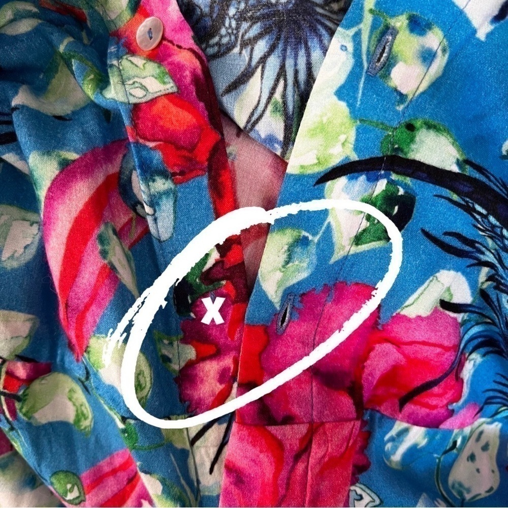 ANTHROPOLOGIE ORANE SIGAL 100% Cotton Floral Cover-up Maxi Dress Medium - Picture 5 of 6